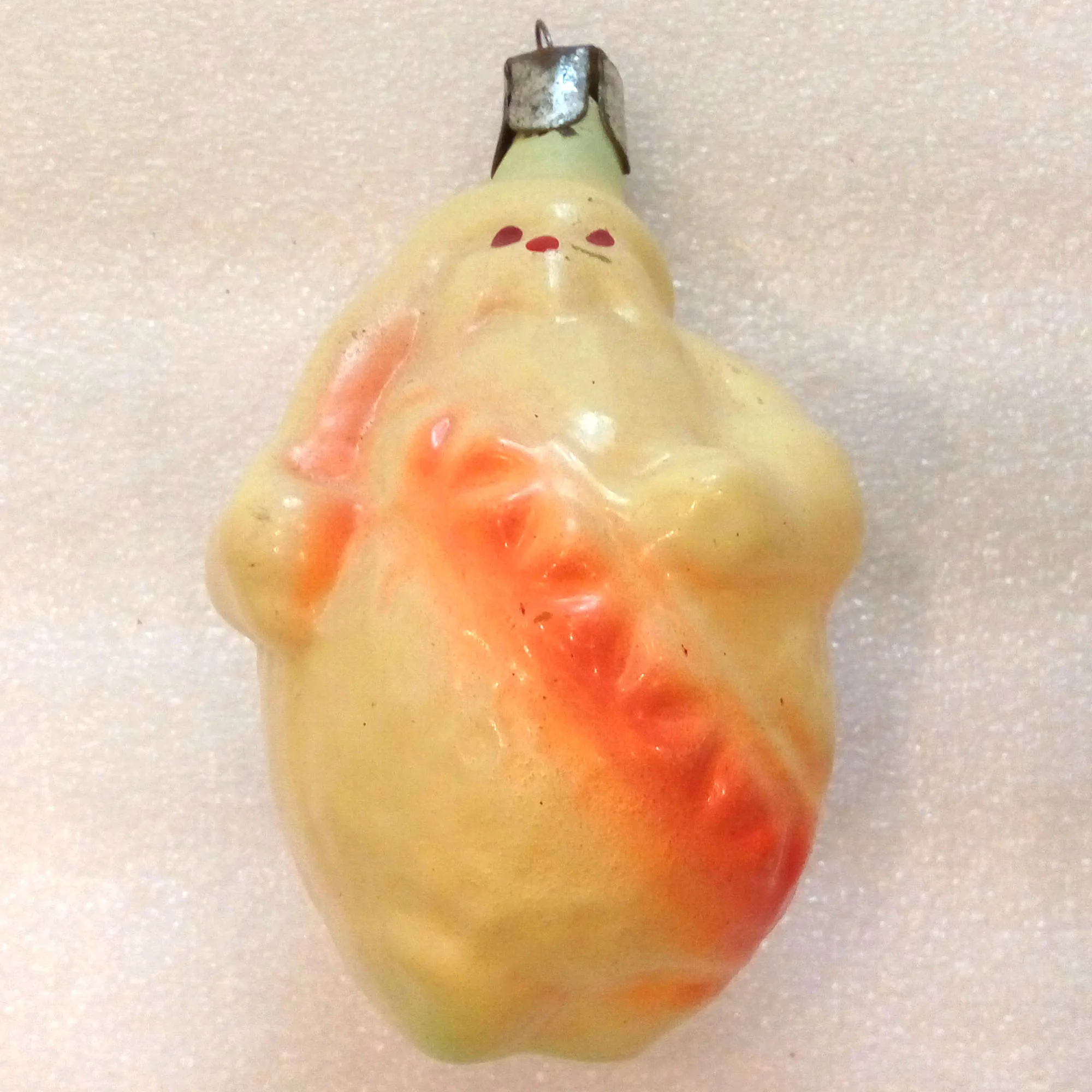 Vintage Glass Christmas Ornament Lemon the Prince