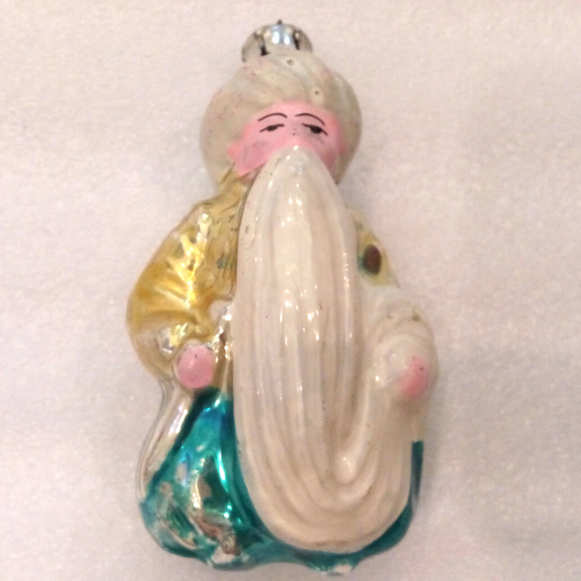 Vintage Glass Christmas Ornament Sultan