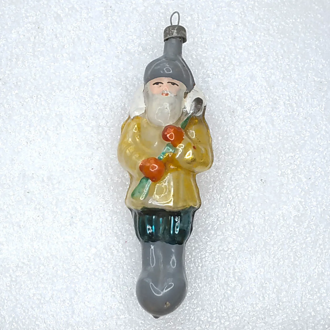 Antique Vintage Glass Christmas USSR Ornament Tree Toy Hunter