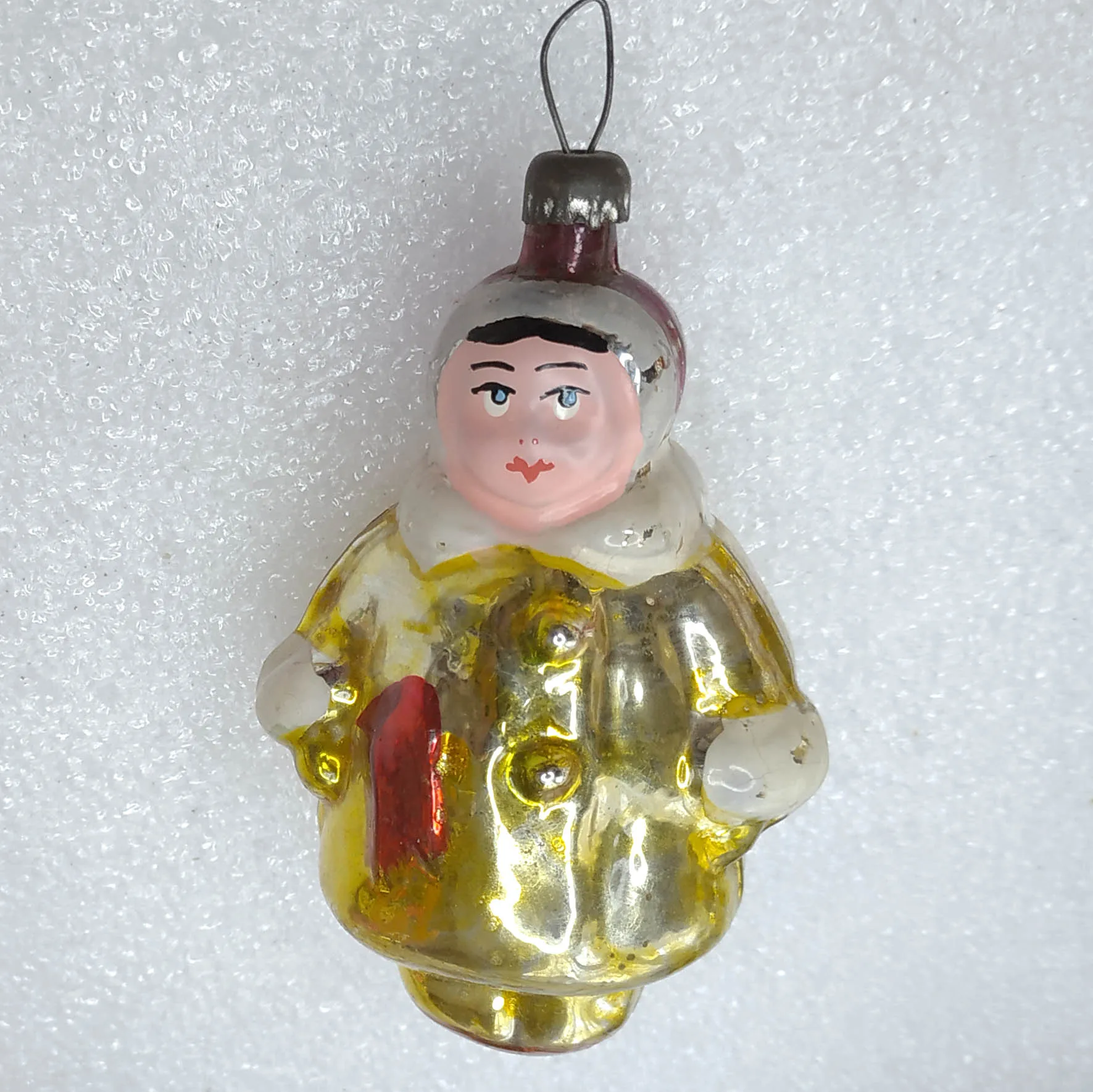 Vintage Glass Christmas Russian Ornaments Tree Toy Girl