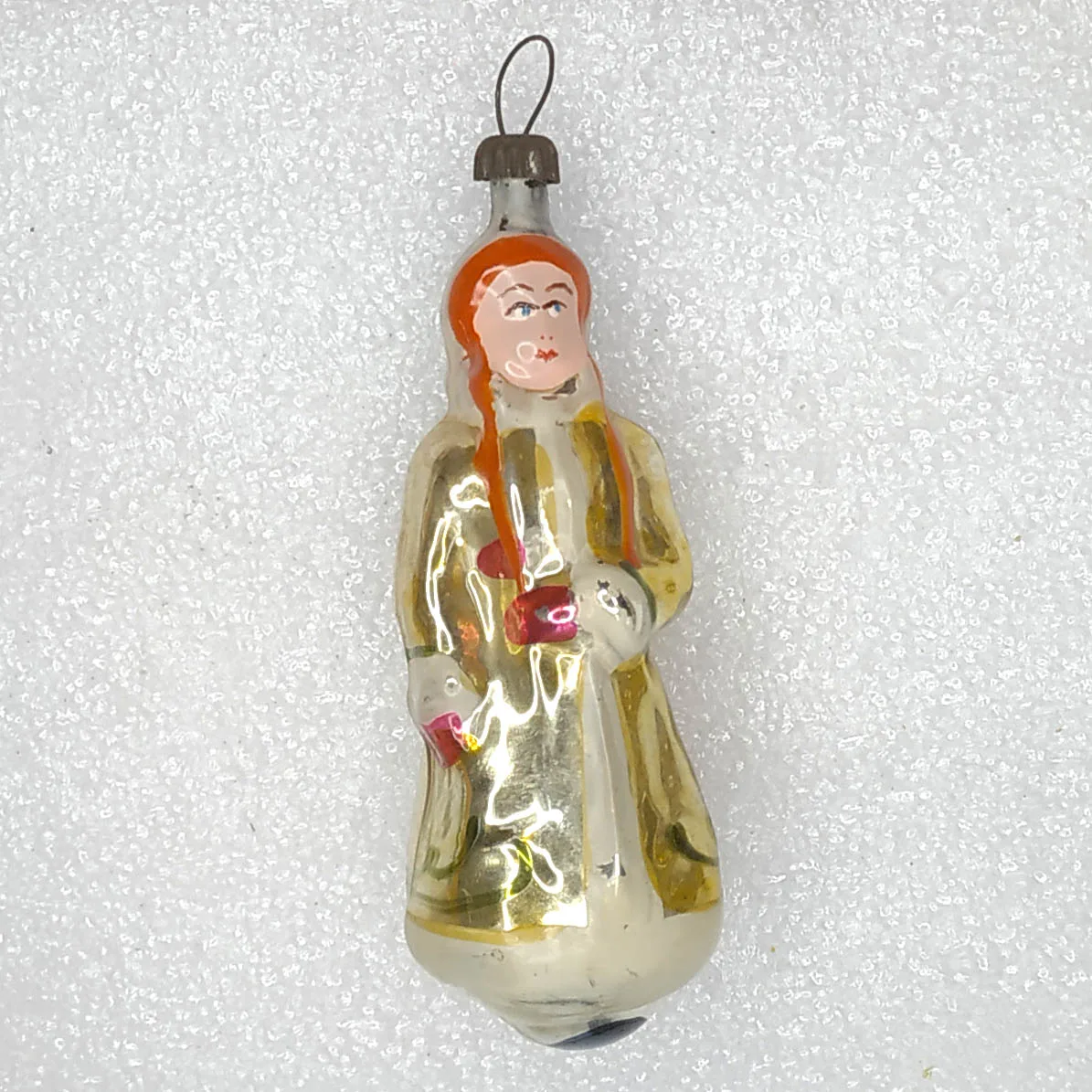 Vintage Glass Christmas Russian Ornaments Tree Toy Snowmaiden