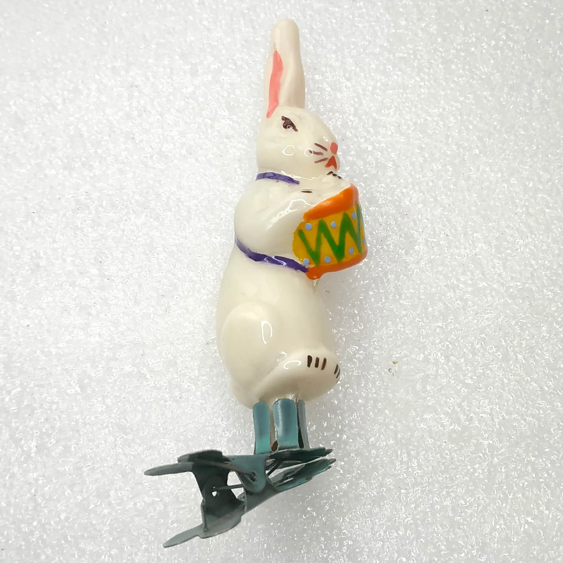 Unique Antique Vintage Glass Christmas Russian Ornaments Hare