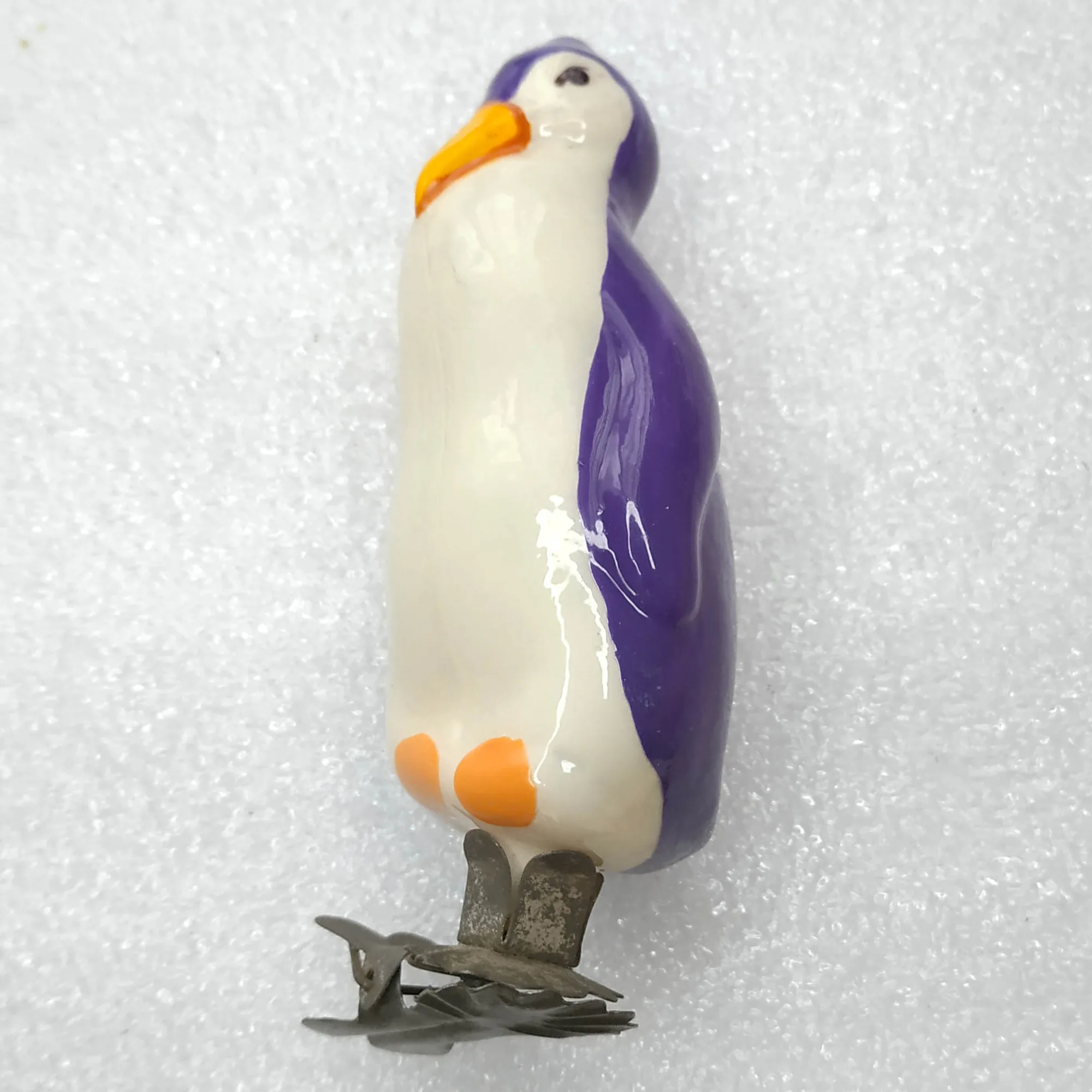 Unique Antique Vintage Glass Christmas Russian Ornaments Penguin