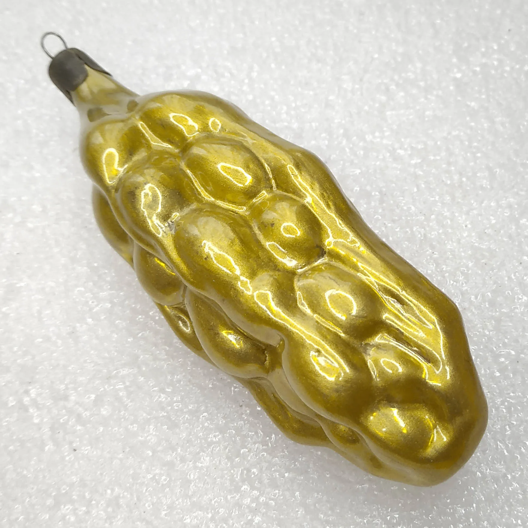 Antique Vintage Glass Christmas Ornament Ear of Wheat