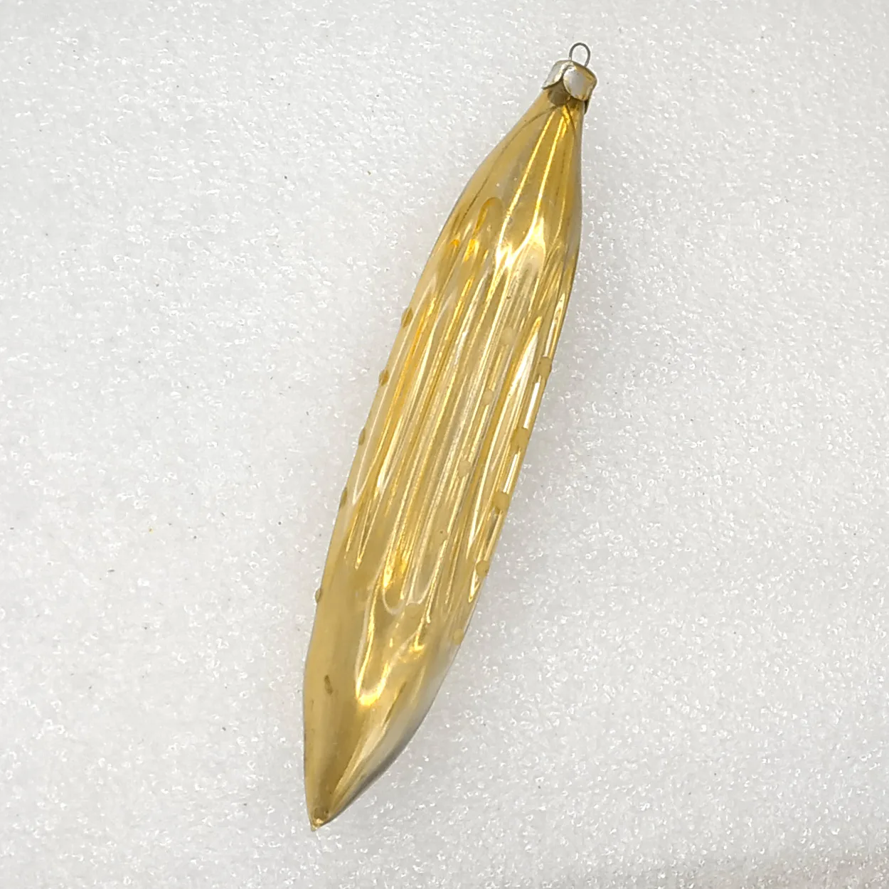 Antique Vintage Silver Glass Christmas Ornament Tree USSR Icicle