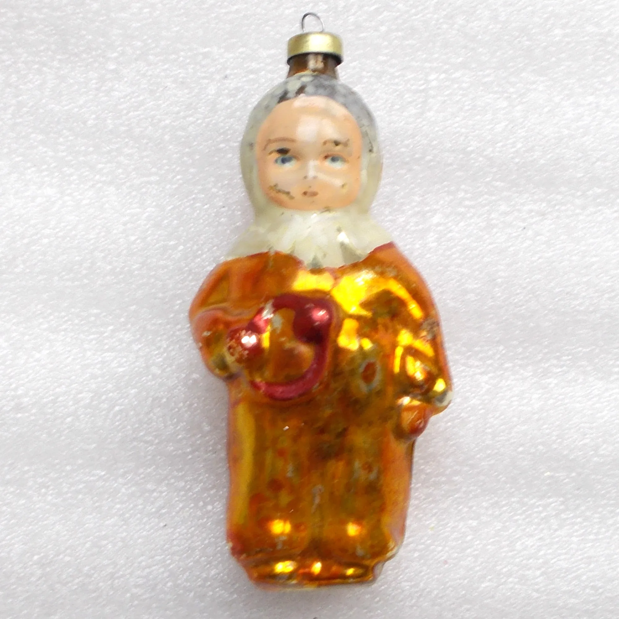 Antique Vintage Glass Christmas Ornament Baby