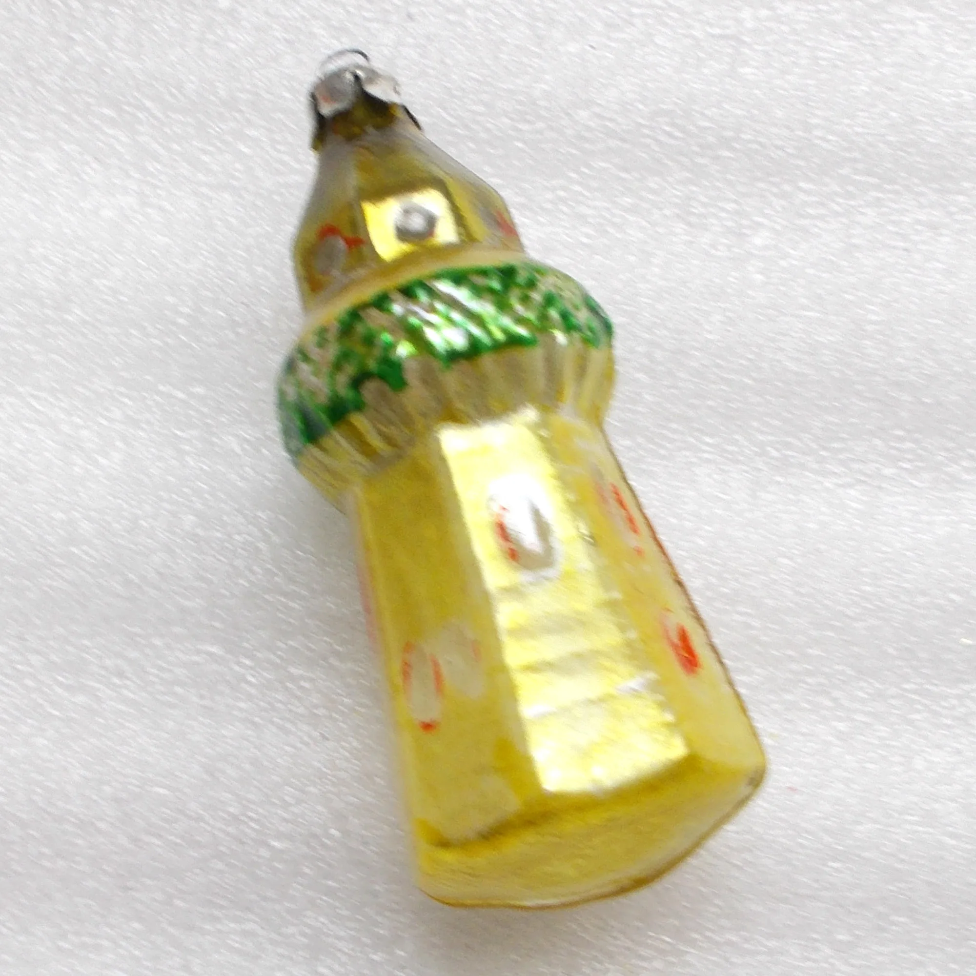 Antique Vintage Glass Christmas USSR Tree Ornament Tower