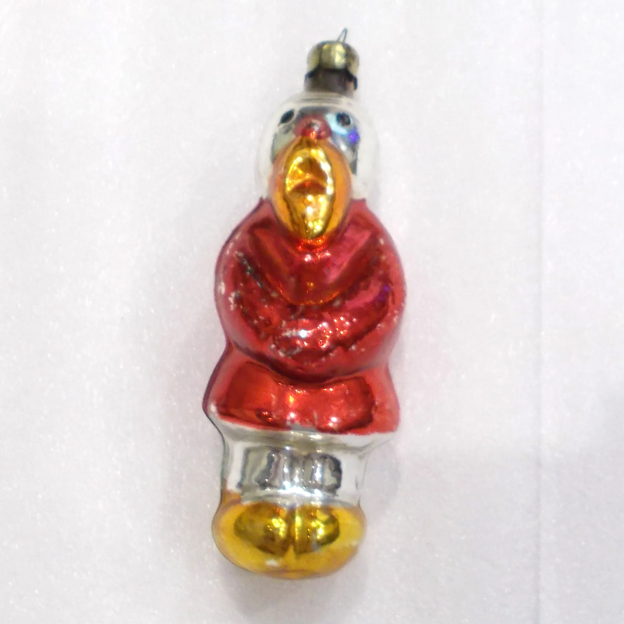 Vintage Glass Christmas USSR Tree Ornament Oldman