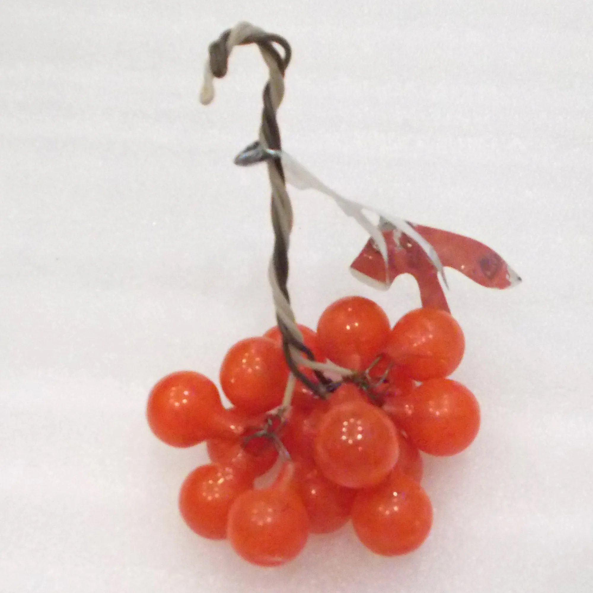 Vintage Glass Christmas Ornament Tree Toy Grapes