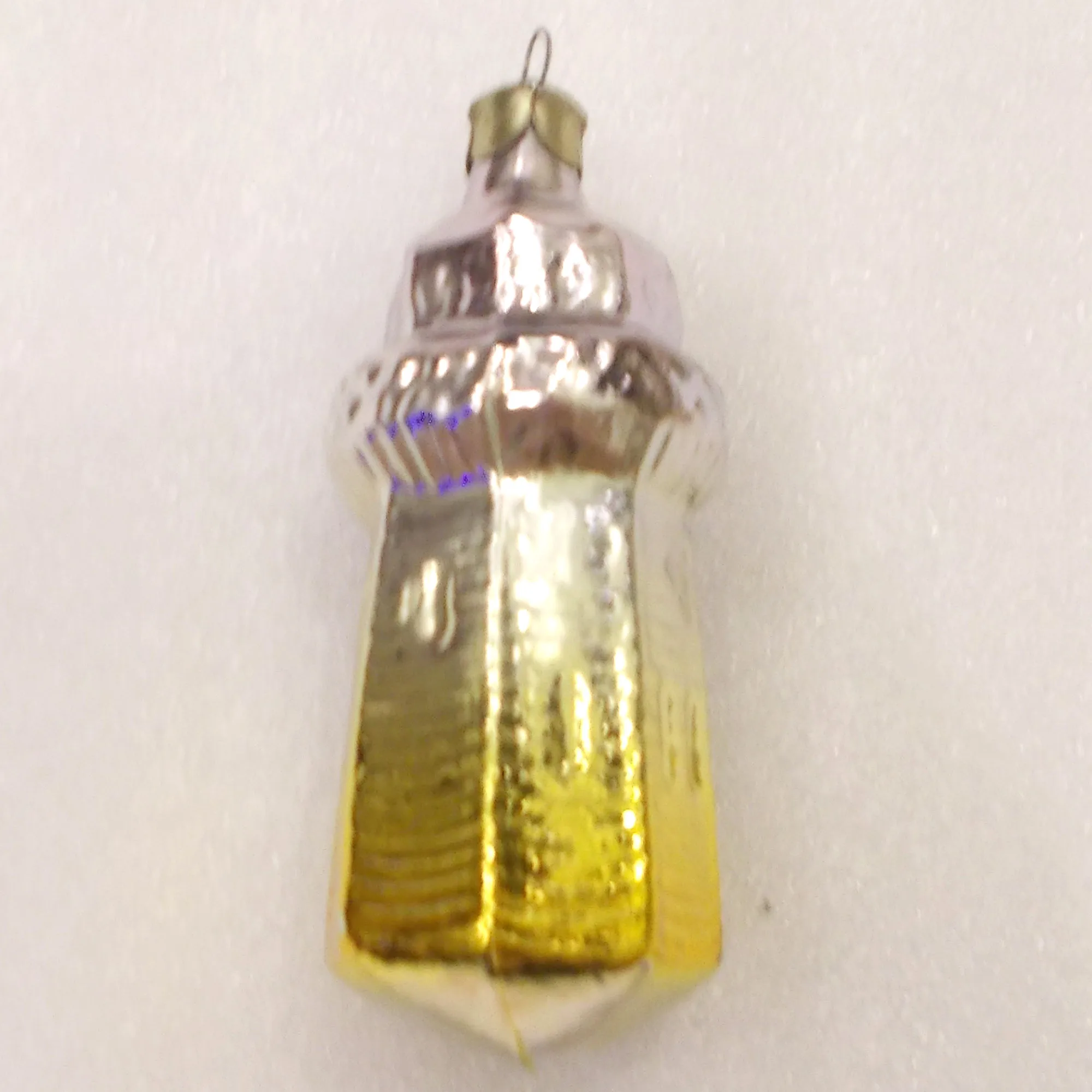 Vintage Glass Christmas Tree USSR Ornament Tower