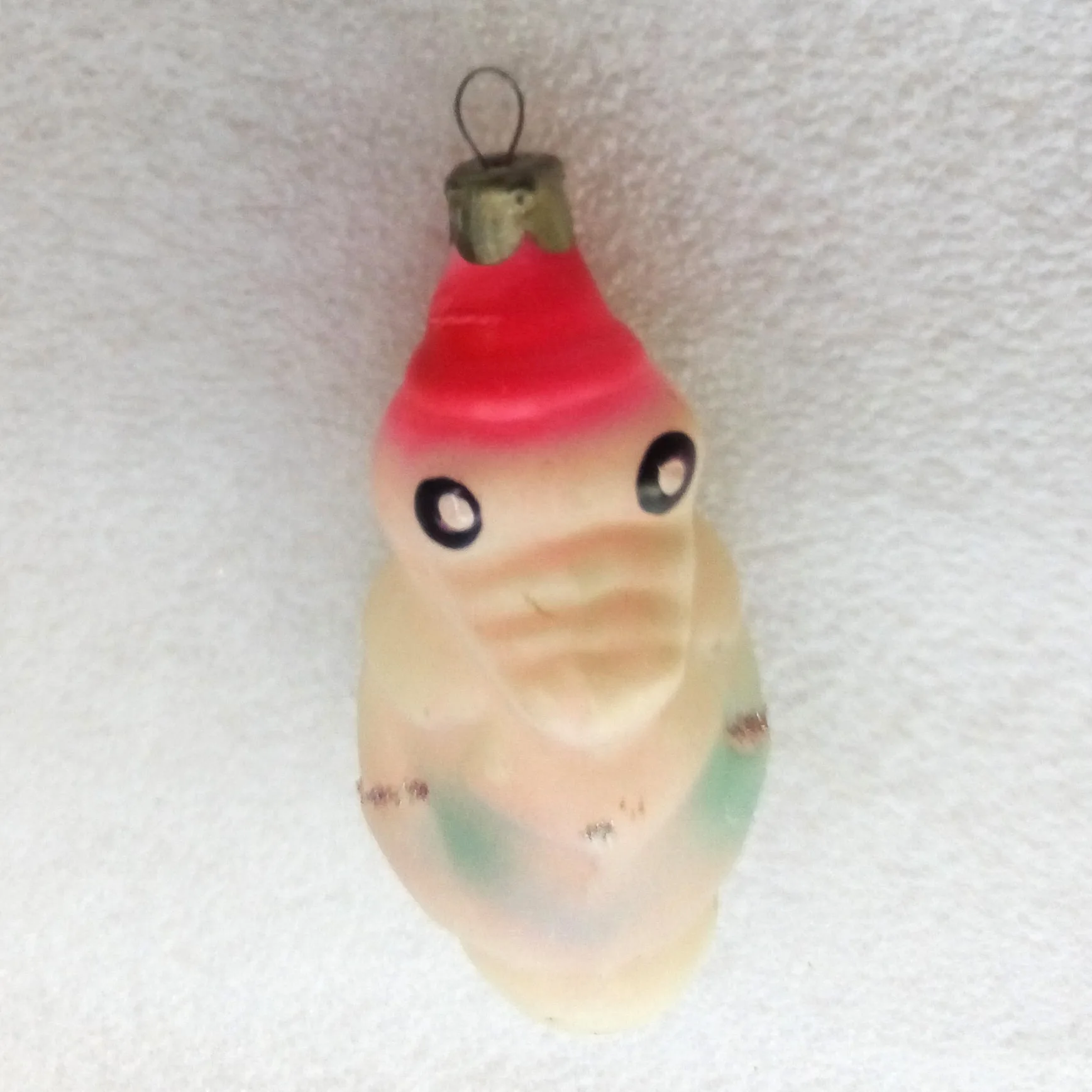 Antique Vintage Glass Christmas Ornament Crocodile
