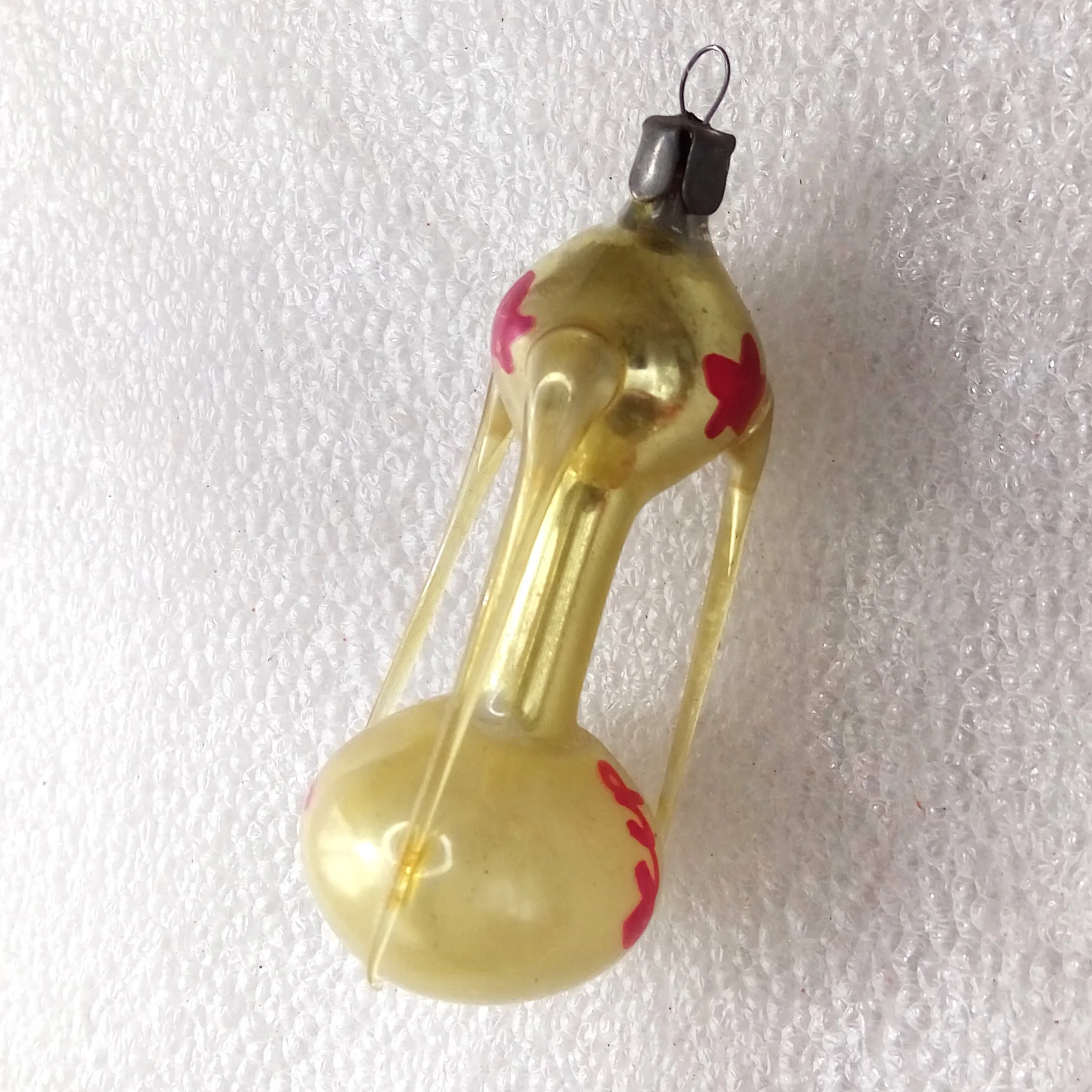 Antique Vintage Glass Christmas Ornament Satellite Mir