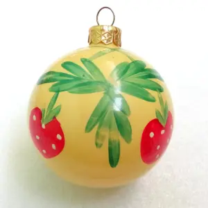 Antique Vintage Glass Christmas USSR Ornament Old Ball