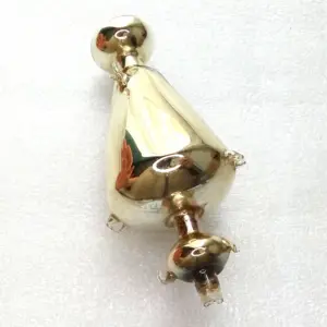 Vintage Mercury Glass Christmas Tree Ornament Samovar