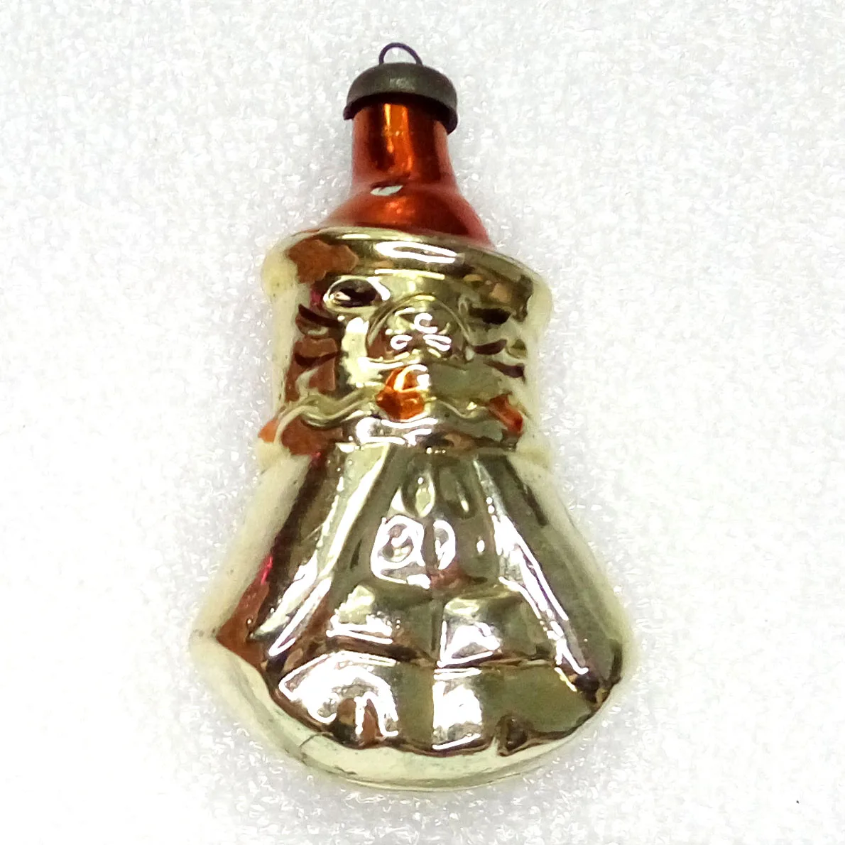 Vintage Glass Christmas USSR Ornament Cat