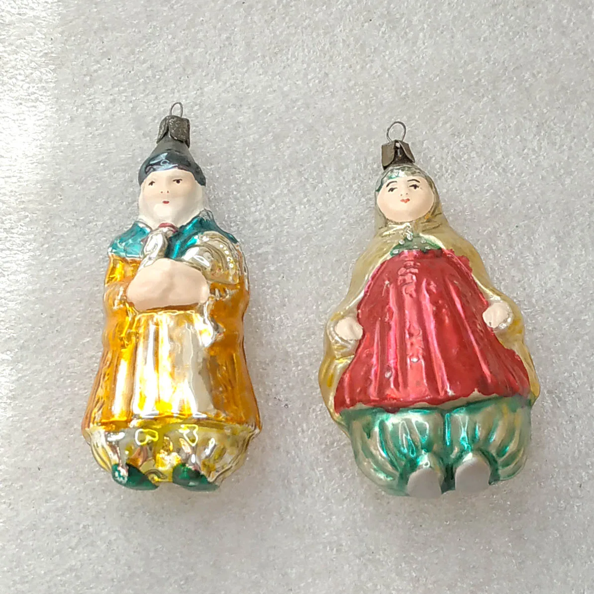 Antique Soviet Glass Set — "The Tale of the Golden Cockerel" & "Tsar Saltan
