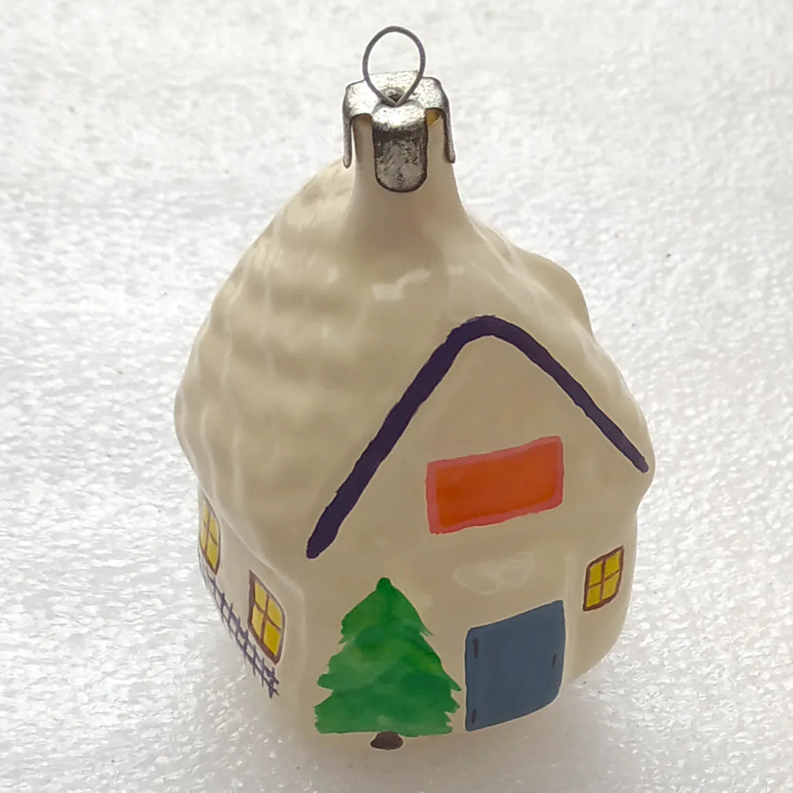 Vintage Christmas Glass Ornament Tree USSR Antique Decor House