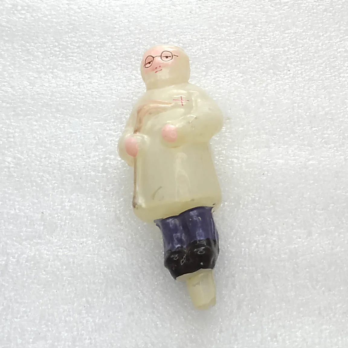Vintage Christmas Glass Ornament Tree USSR Antique Decor Doctor Aibolit