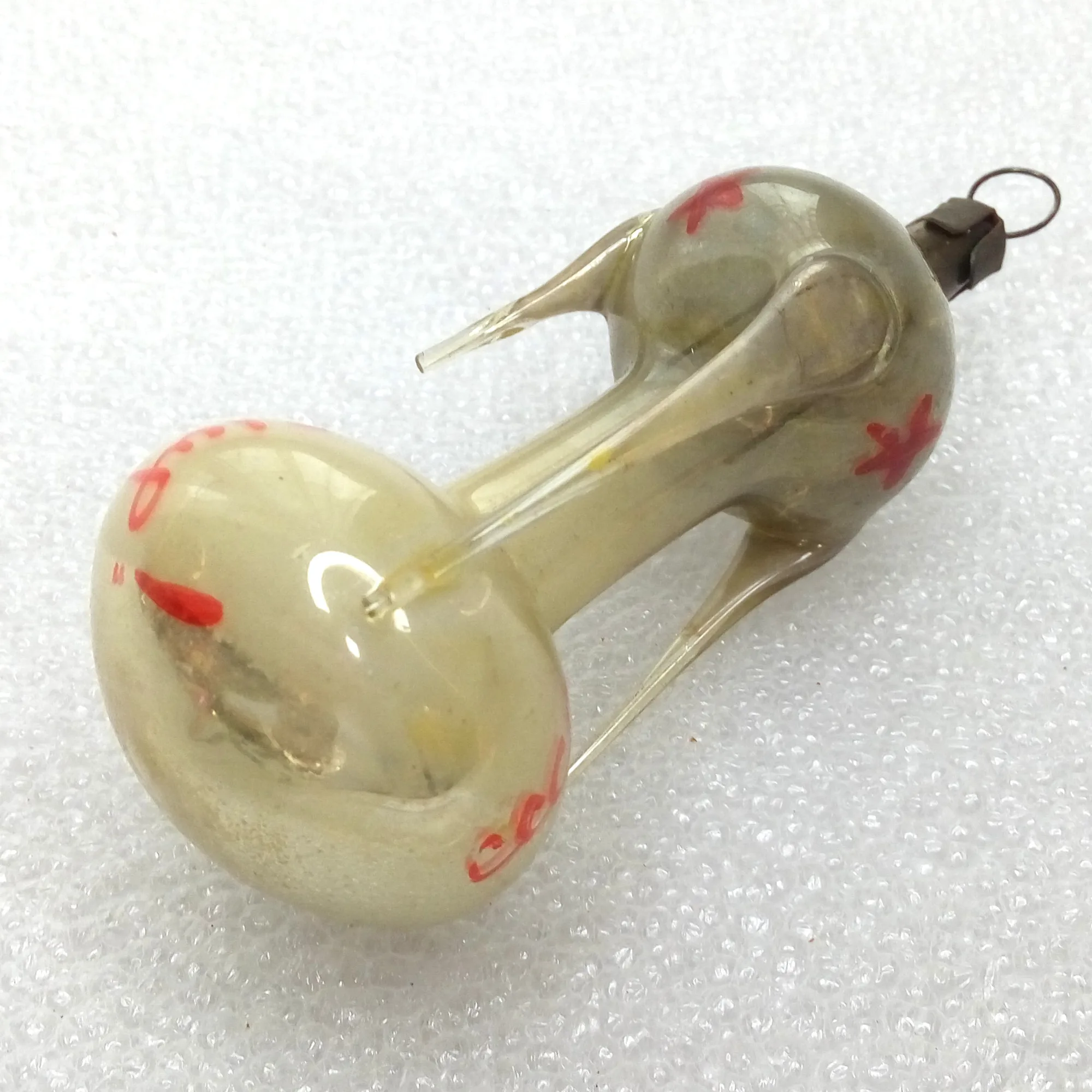 Antique Vintage Glass Christmas Ornament Satellite