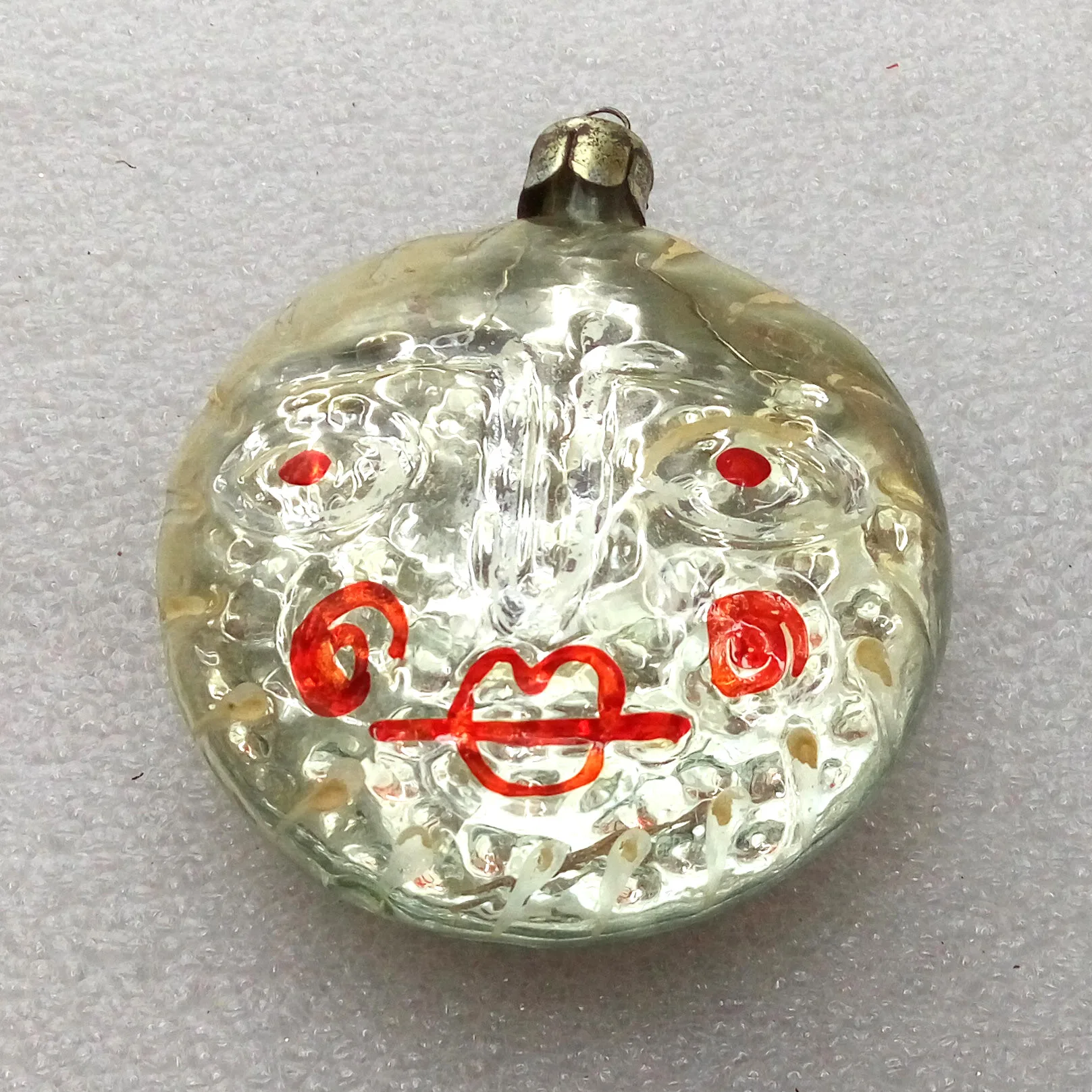 Antique Vintage Glass Christmas Ornaments Sun