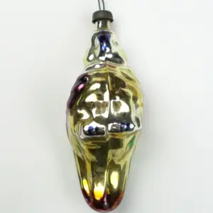 Vintage Glass Christmas Ornament Parrot