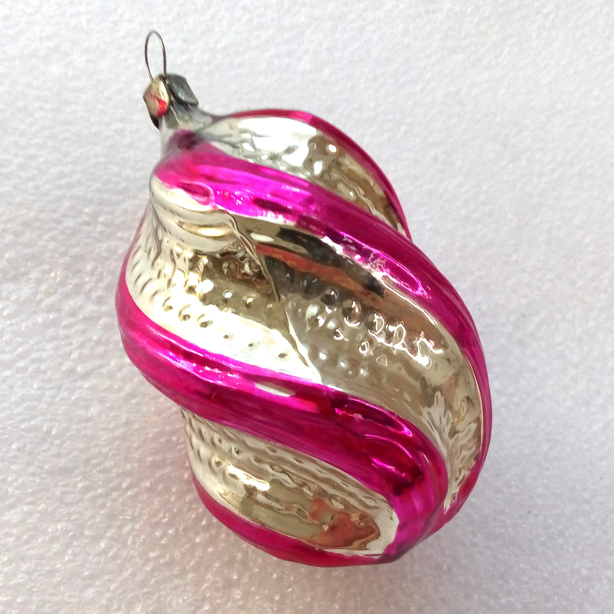 Antique Vintage Glass Ukraine Christmas Ornament
