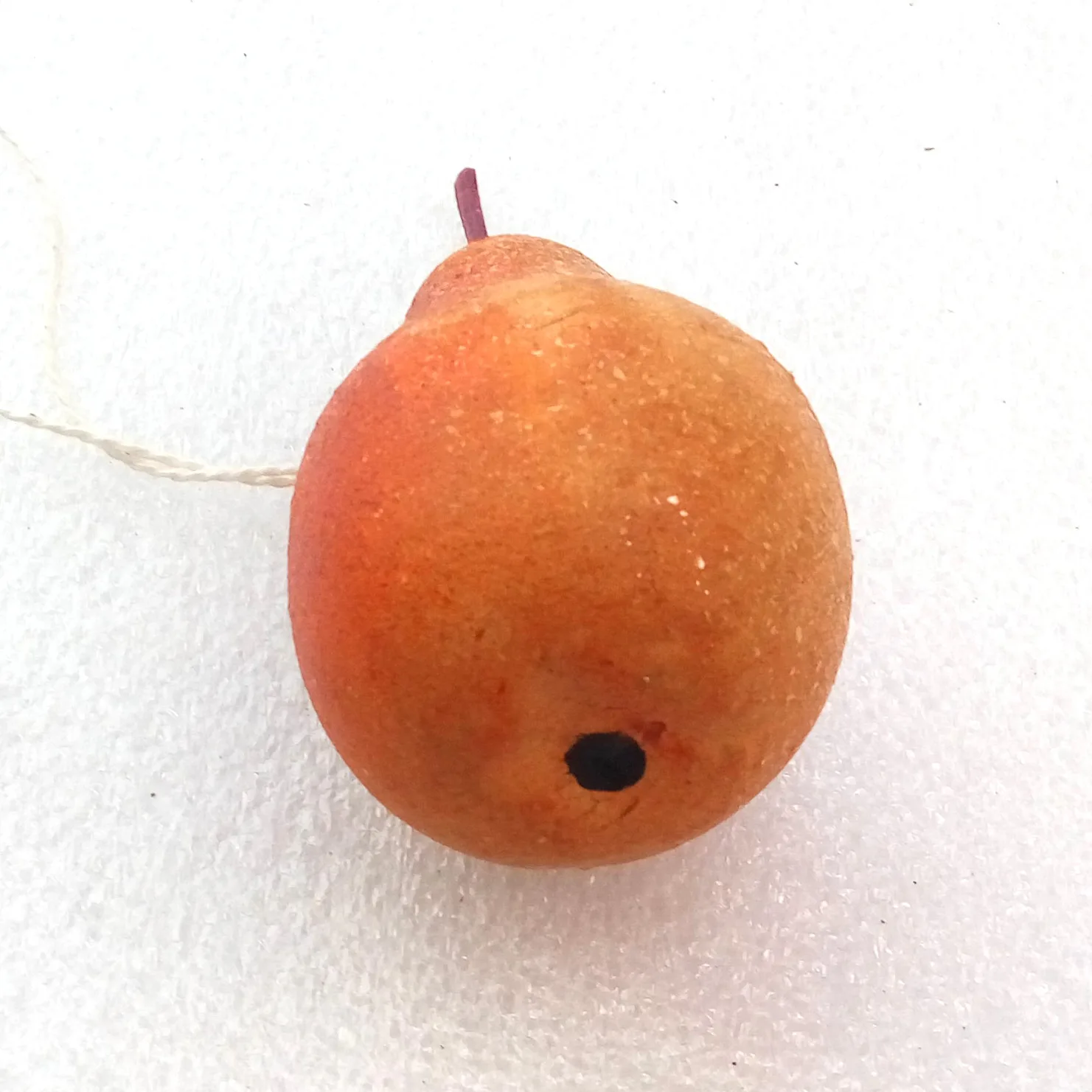 Old Antique Vintage Papier Mache Christmas Ornaments Pear