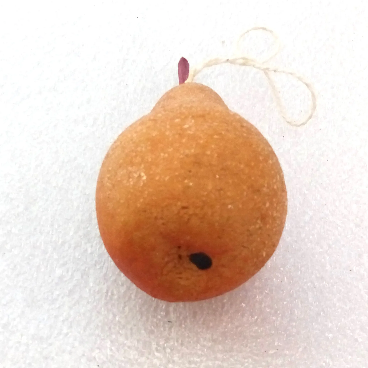 Old Antique Vintage Papier Mache Christmas Ornaments Pear