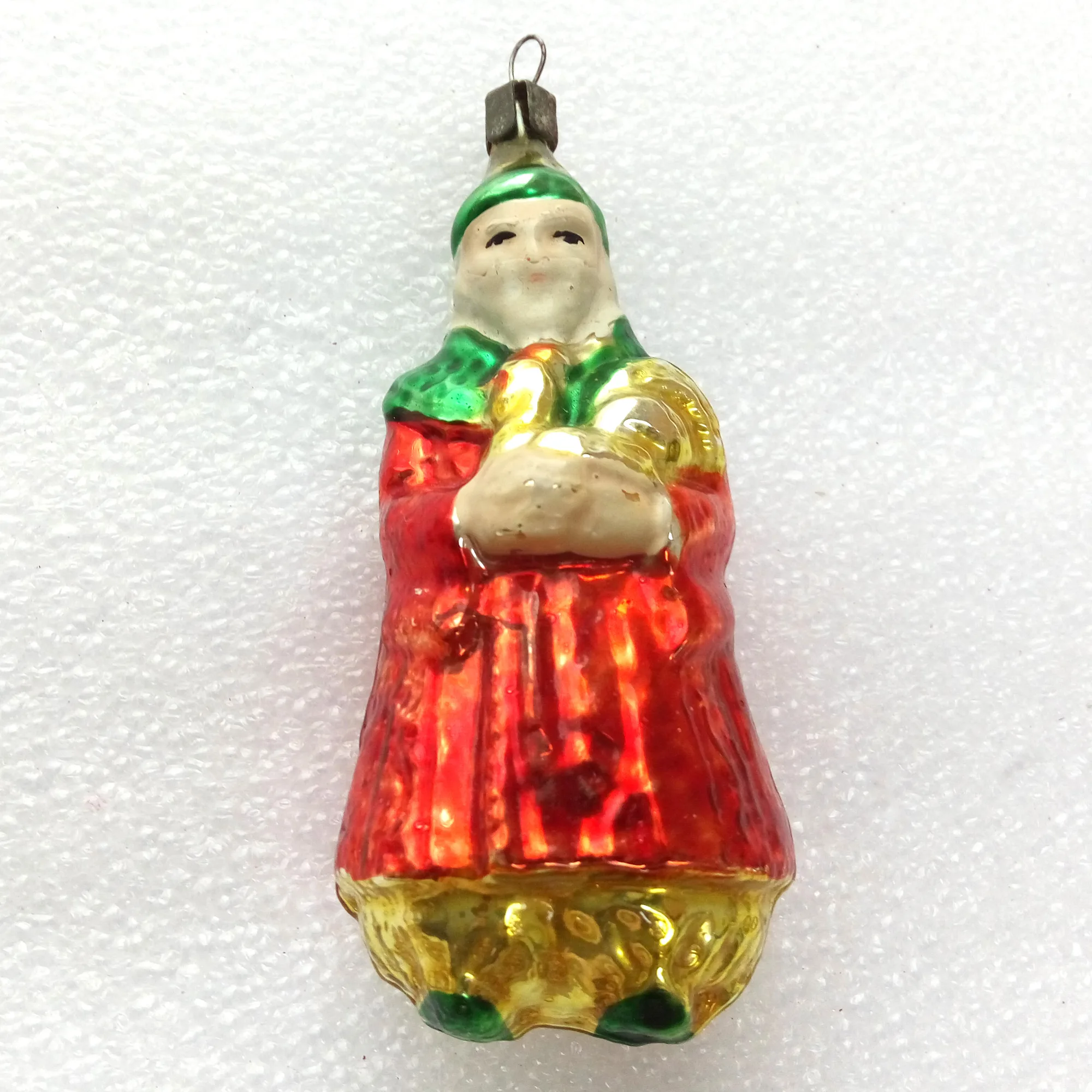 Antique Vintage Glass Christmas Tree Ornament Astrologer