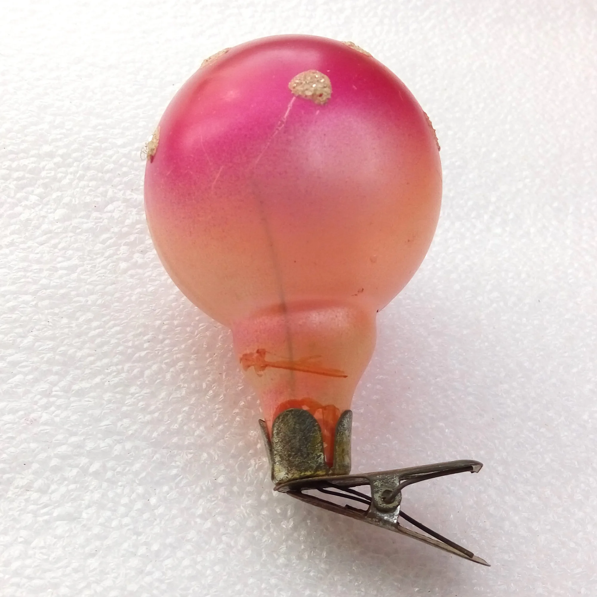 Vintage Glass Christmas Ornament Fly Agaric