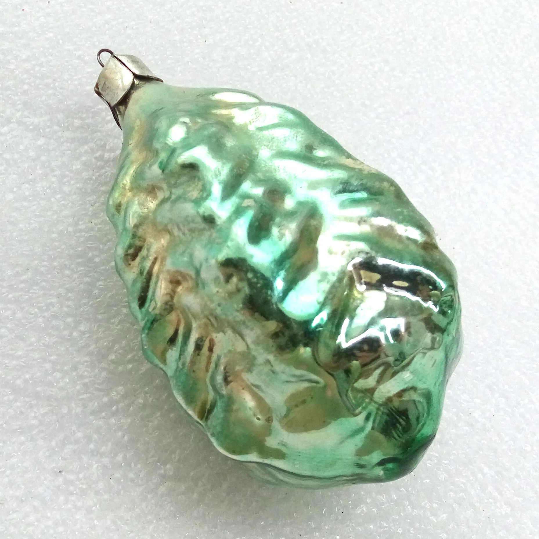 Old Antique Vintage USSR Glass Christmas Ornament Tree