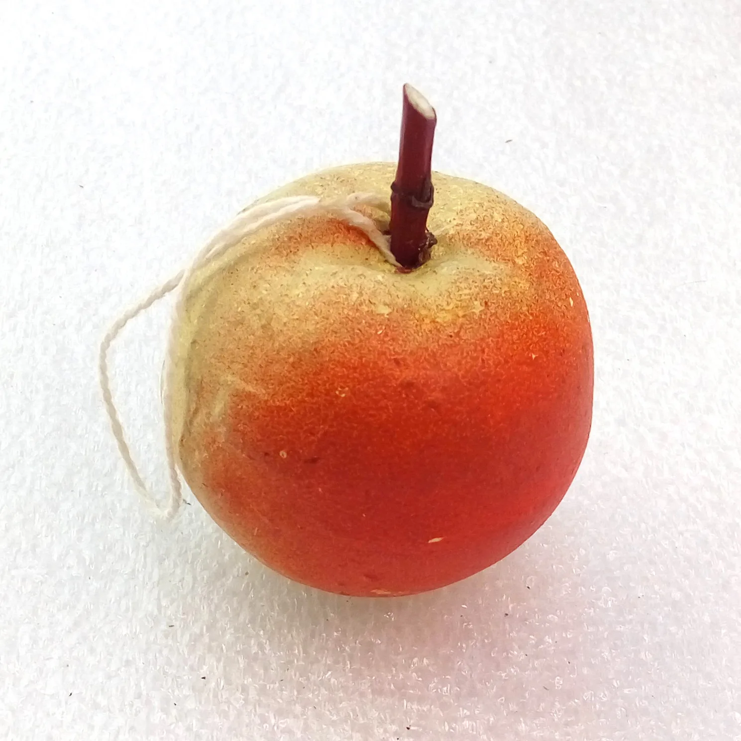 Old Antique Vintage Papier Mache Christmas Ornaments Apple