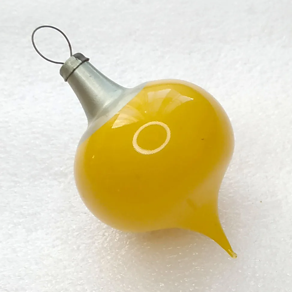 Antique Vintage Russian Glass Christmas Soviet Ornament Radish