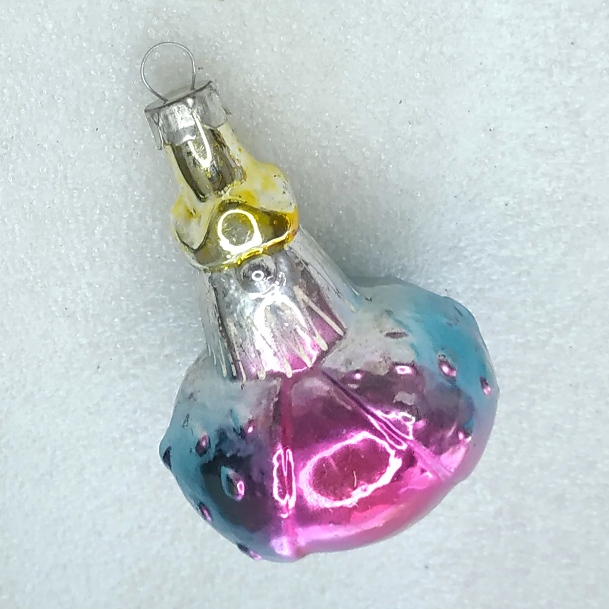Antique Vintage USSR Glass Christmas Ornaments Chicken