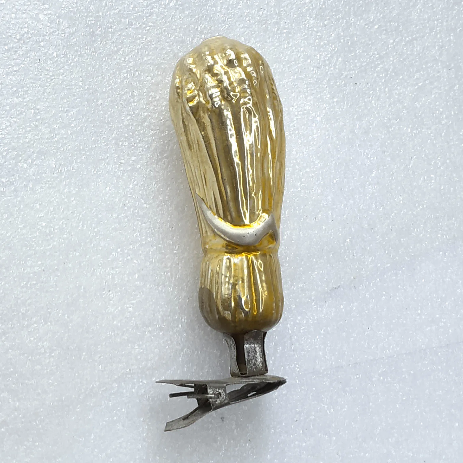 Vintage Glass Christmas USSR Ornament Antique Decor Sheaf of Wheat