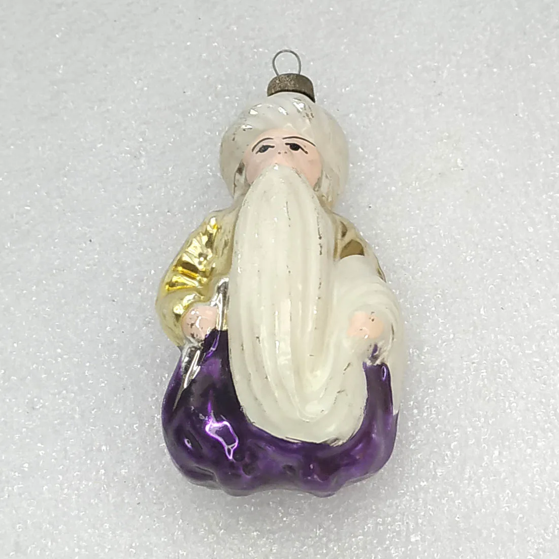 Vintage Christmas Ornament Mercury Glass Antique USSR Sultan