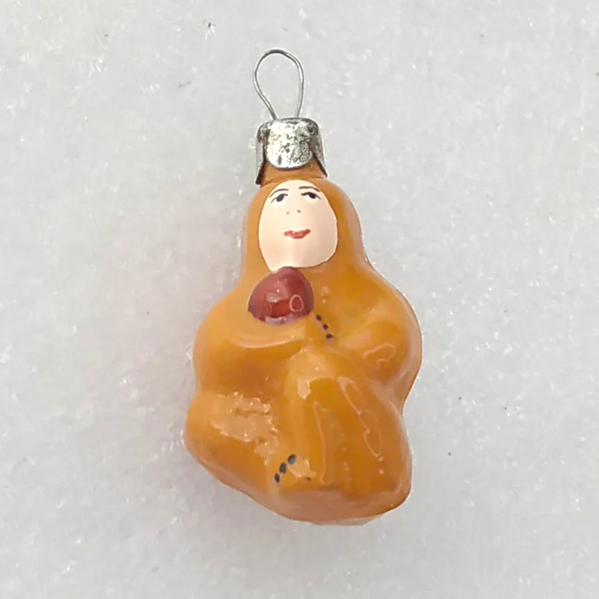 Vintage Christmas Ornament Glass Antique USSR Decor Monkey