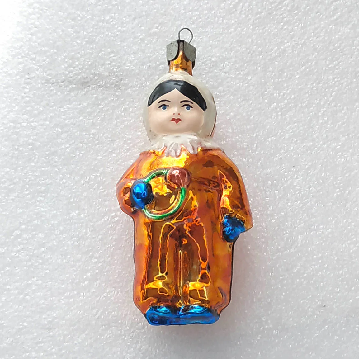 Vintage Mercury Glass Christmas Ornament Tree USSR Antique Baby