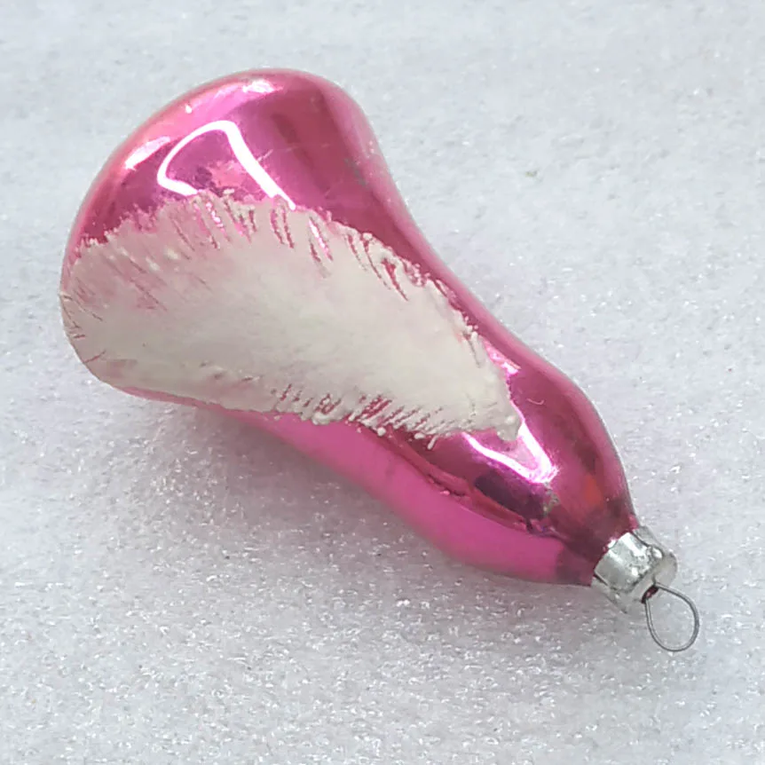 Vintage Christmas Glass Ornaments Tree USSR Antique Decor Luminous Bell