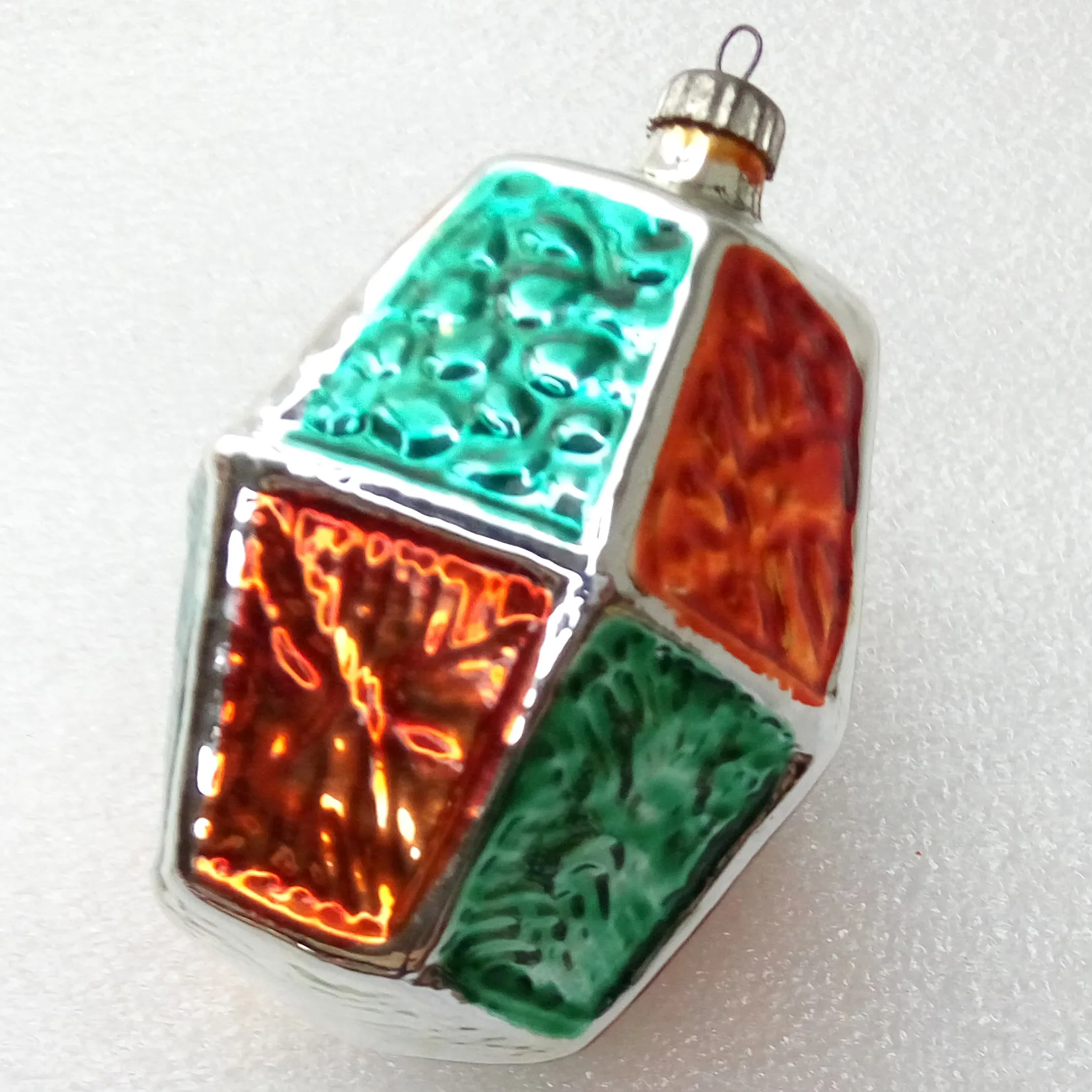 Vintage Glass Christmas Ornament