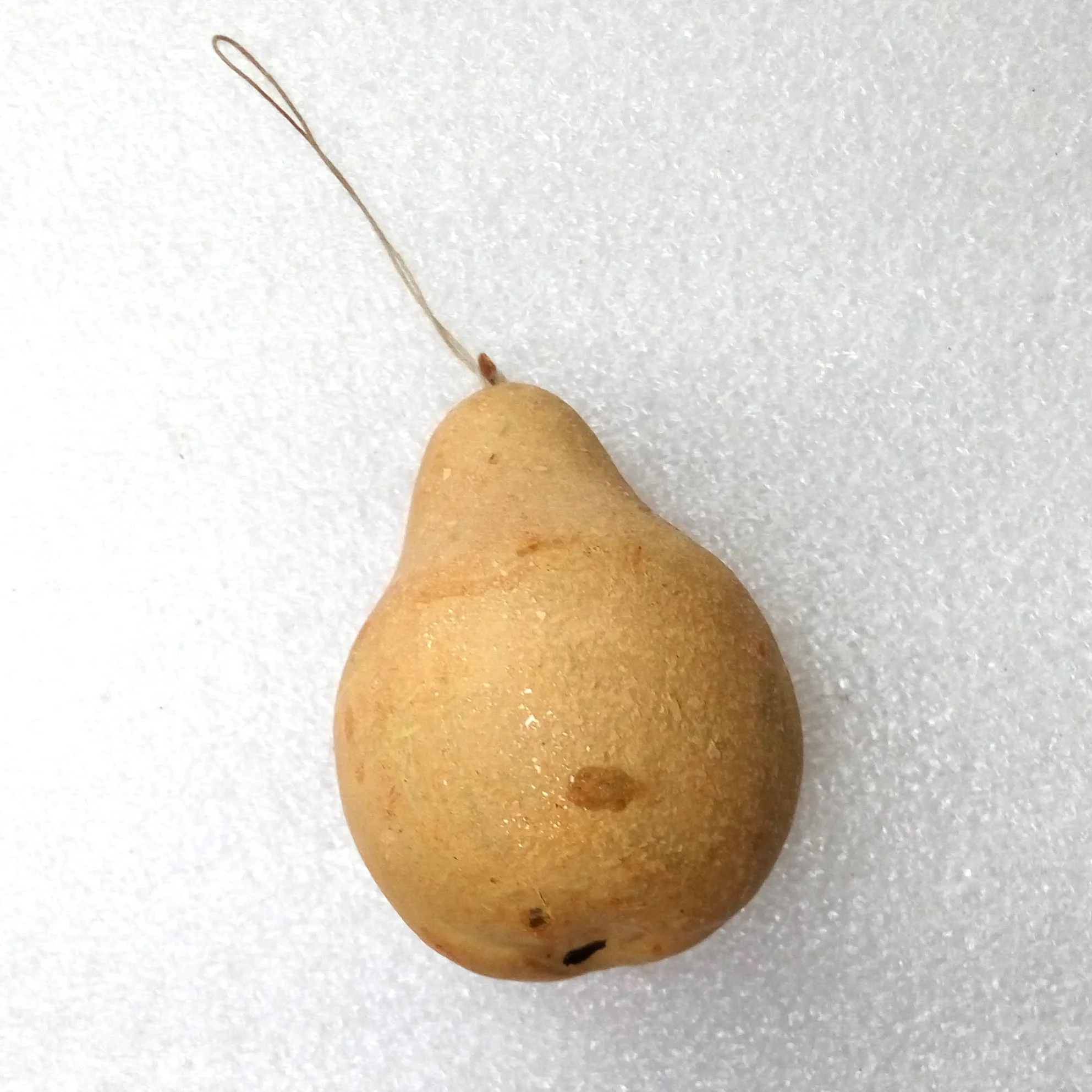 Vintage Christmas Papier Mache Ornament Pear
