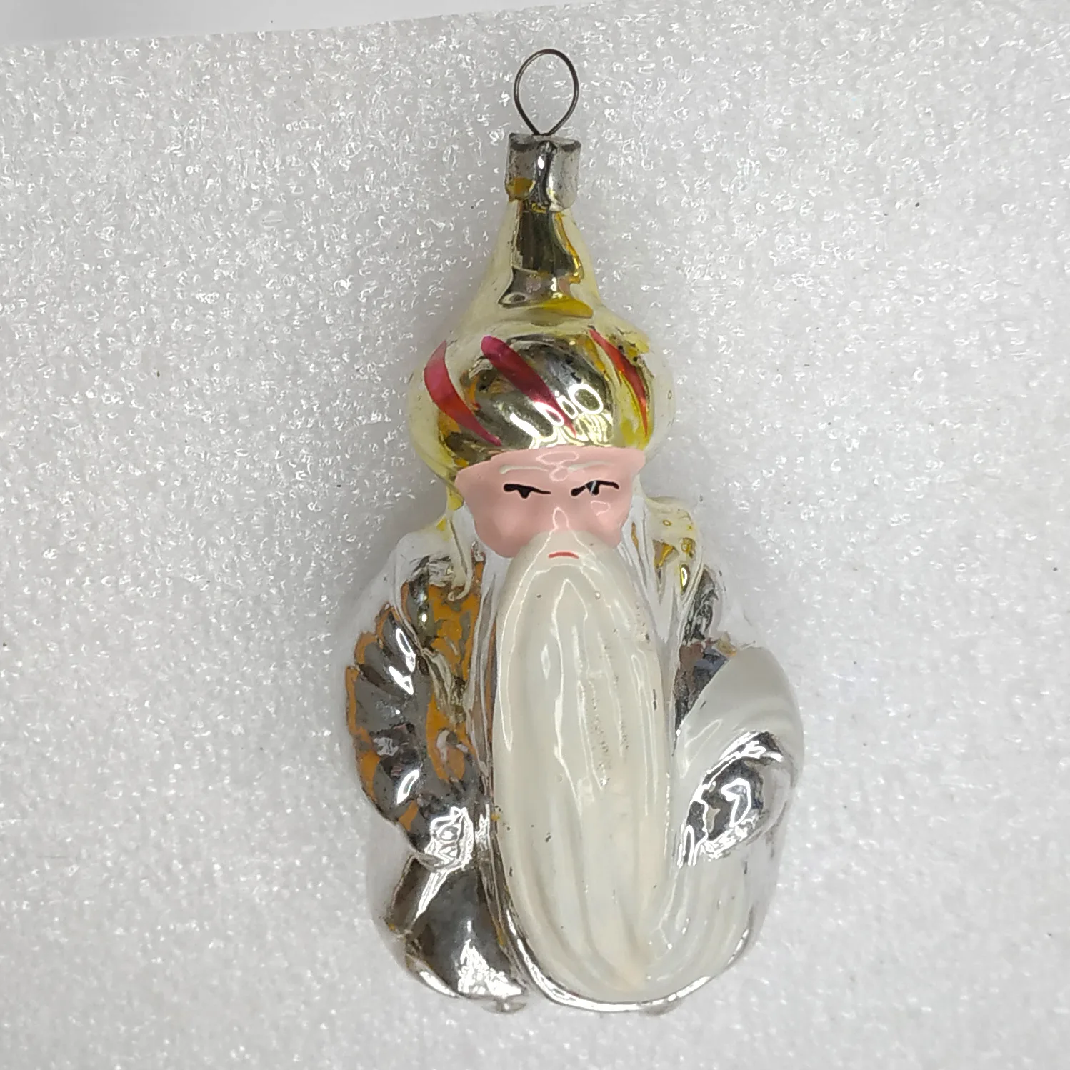 Antique Vintage USSR Glass Christmas Tree Ornament Toy Sultan