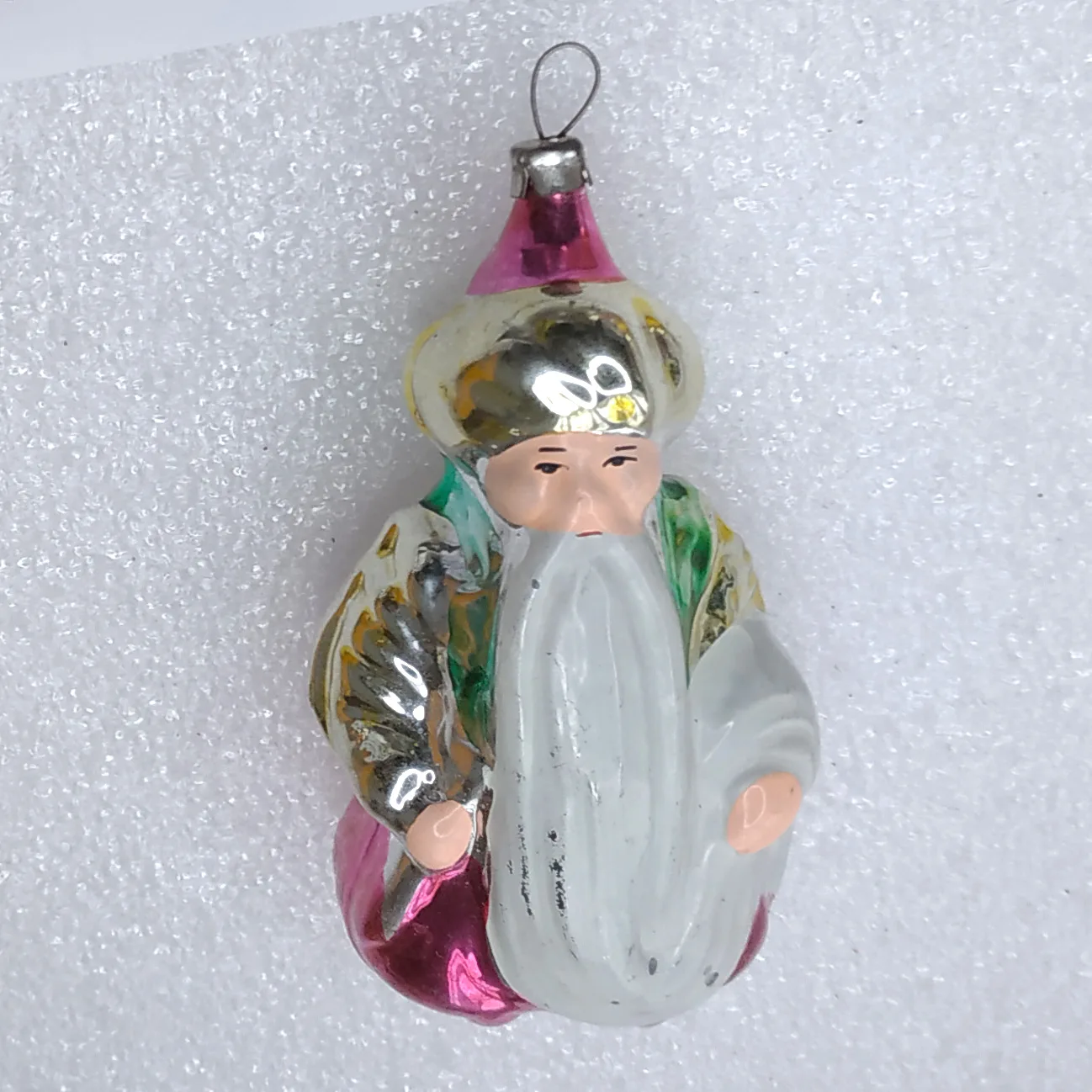 Antique Vintage USSR Glass Christmas Tree Ornament Toy Sultan