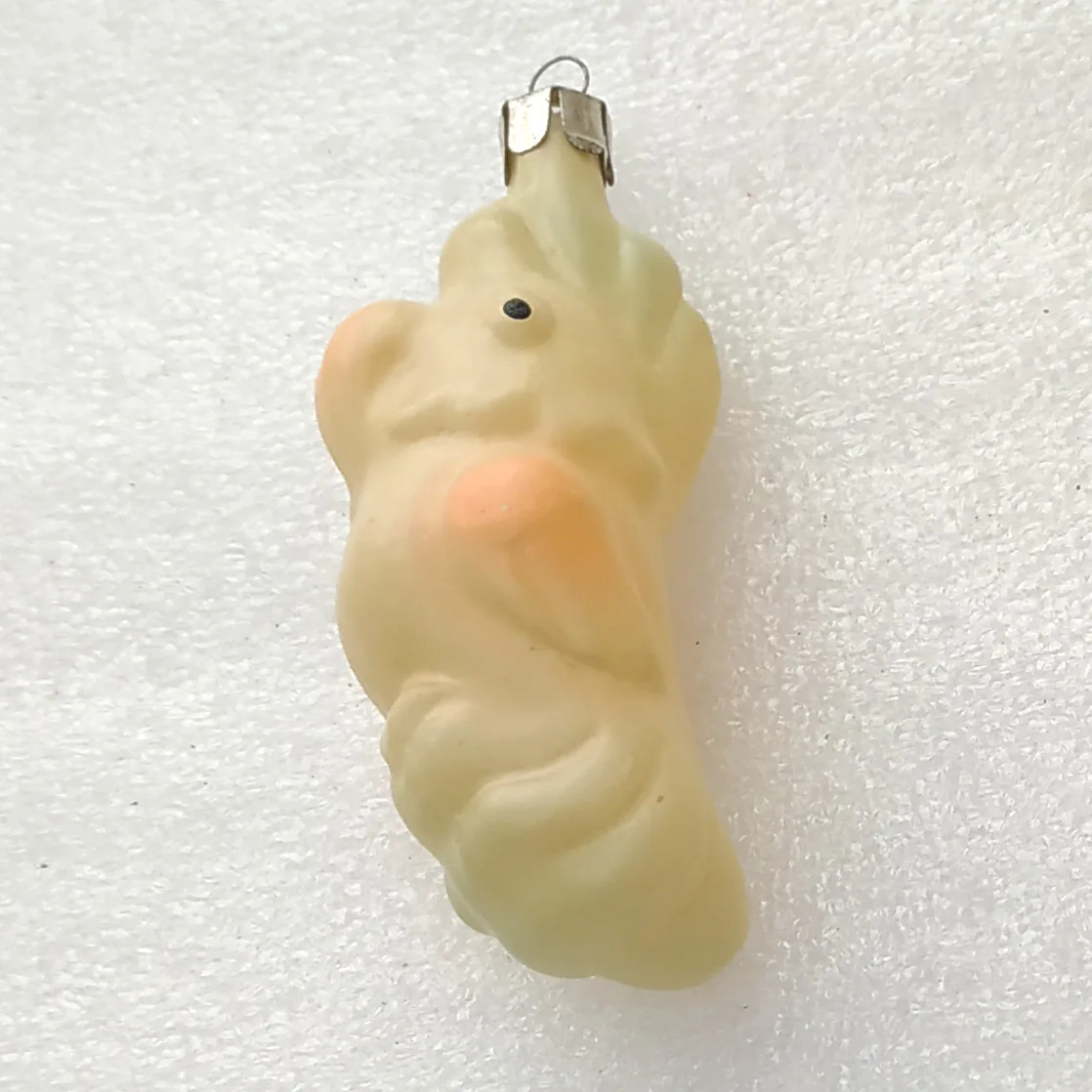 Antique Vintage USSR Glass Christmas Tree Ornament Toy Parrot