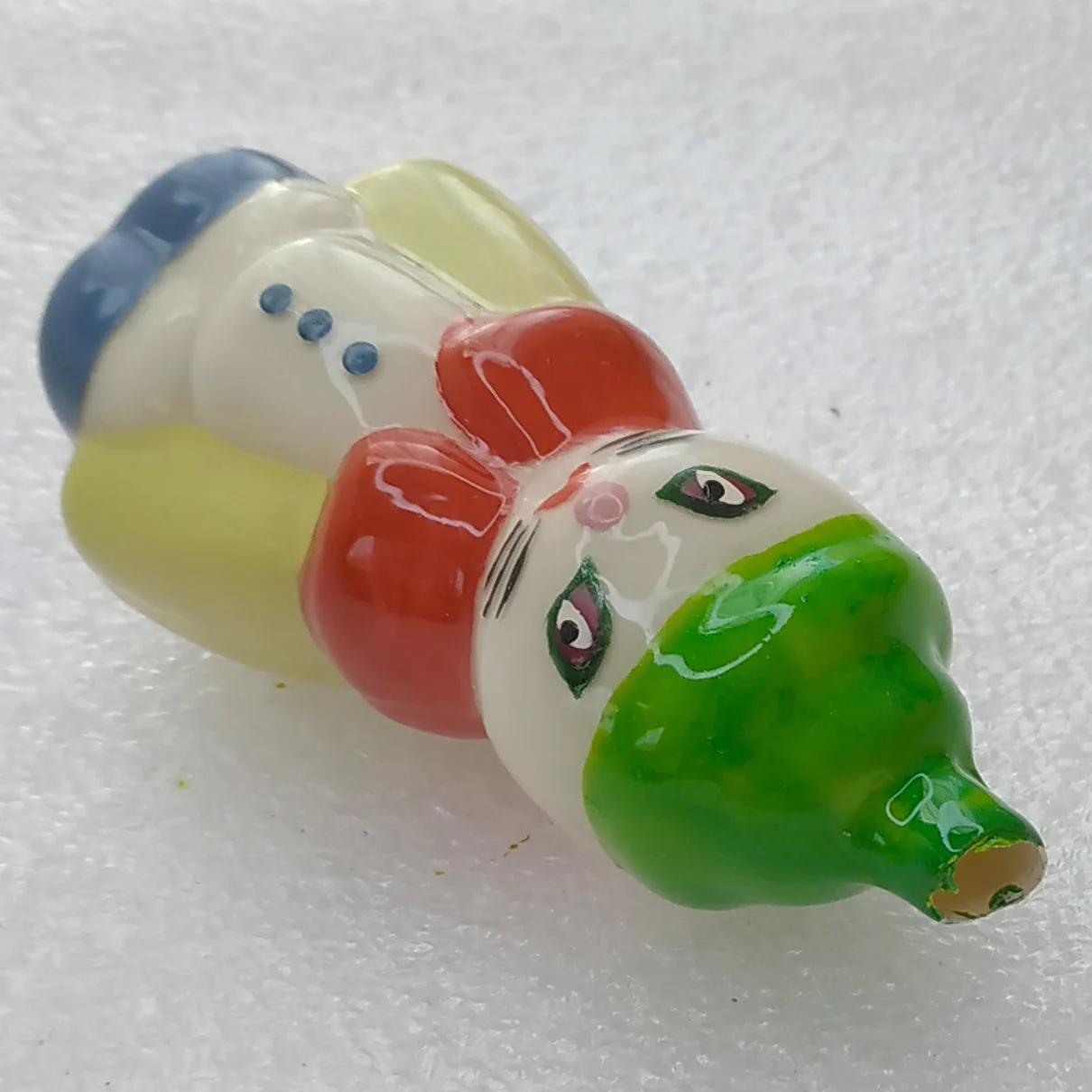 Antique Vintage Glass USSR Christmas Ornament Tree Toy Cat Boots