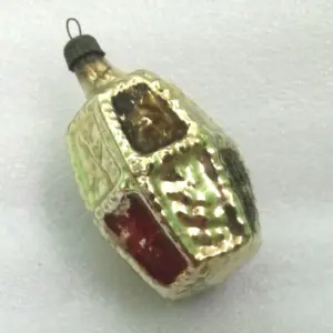 Vintage USSR Glass Christmas Fir - Tree Ornament