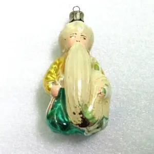 Old Antique Vintage USSR Glass Christmas Ornament Sultan