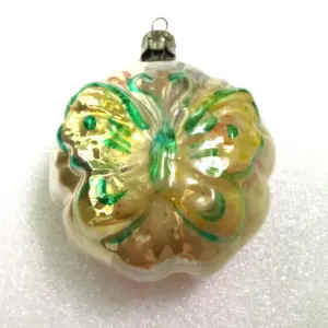 Old Antique Vintage USSR Glass Christmas Ornament Butterfly
