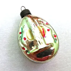 Vintage USSR Glass Christmas Tree Ornament Bandura