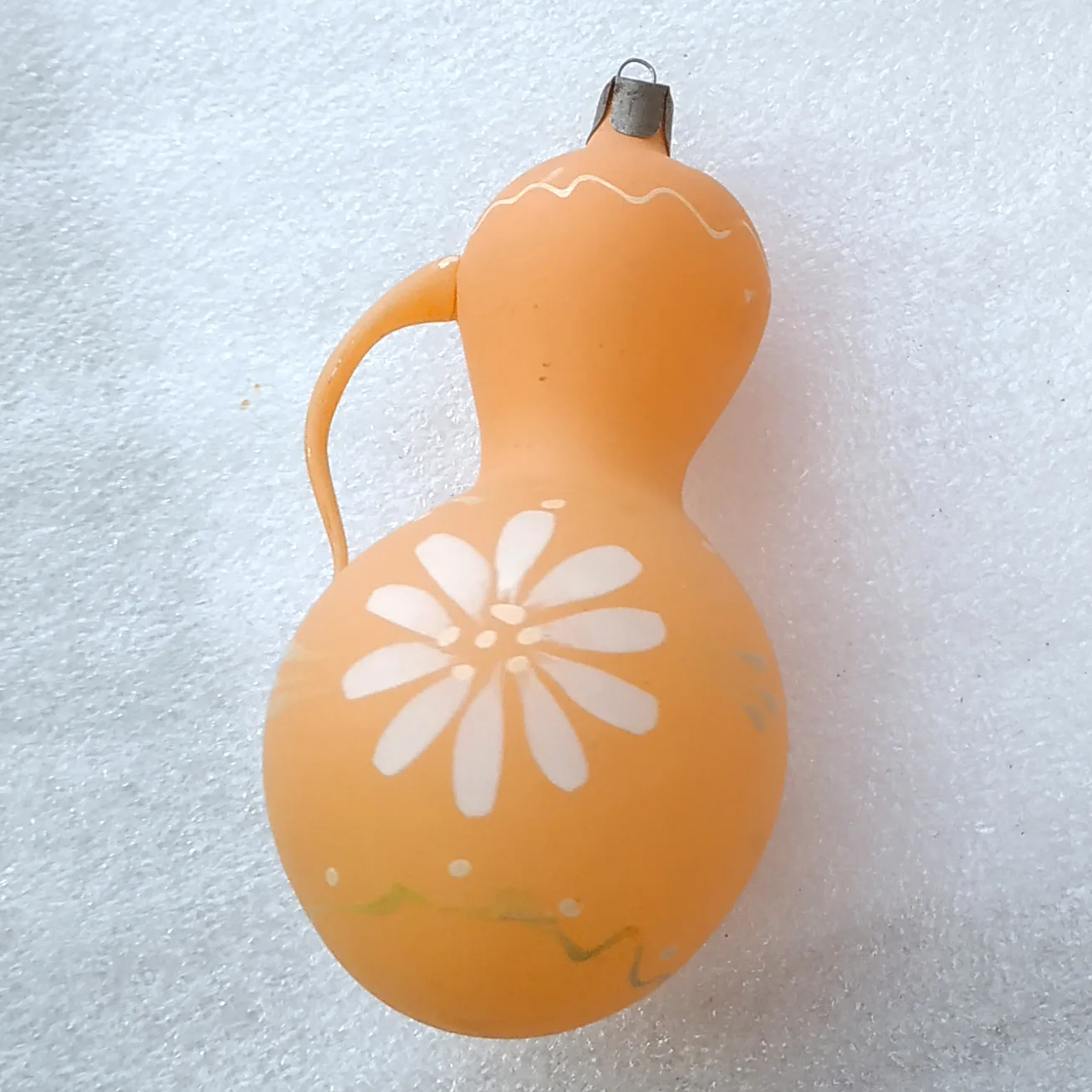Vintage Christmas Glass Ornament Tree USSR Antique Big Jug